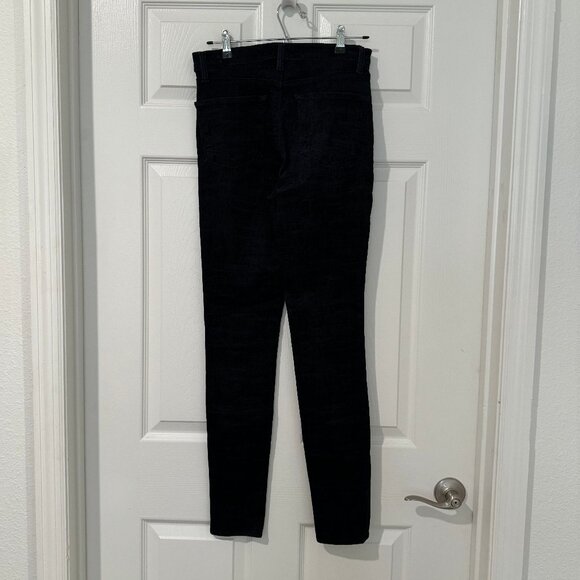 J Brand Textured Maria Darkest Navy Dark Wash Skinny Pants Size 28 (28x30) VGUC - Picture 6 of 13